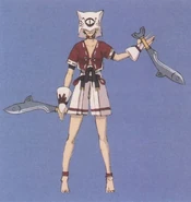 Nekomata-chan artwork.