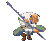 Idle stance.