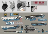 Unika concept art 2.png (1.04 MB) Concept art of Unika’s weapon and helmet