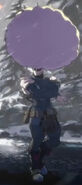 Zato with an Afro.