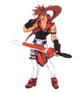 Fireseal's design used in games dated before Guilty Gear 2: Overture.