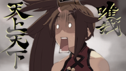 Jam's reaction to the destruction of her restaurant