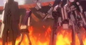 Daryl protects her so she can escape from Gai