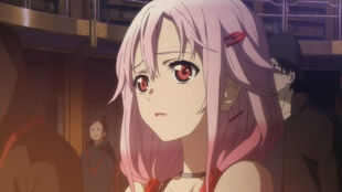 Inori's worried expression