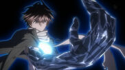 King's Heart, attached to the cut of Shu's right arm.
