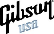 The Gibson USA logo used in the mid 2000s until the 2010s.
