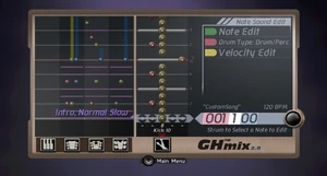 GHMix 2.0 in Guitar Hero: Warriors of Rock.