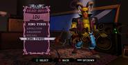 Lou's "King Tyrus" appearance in Guitar Hero: Aerosmith