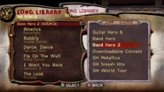 The Band Hero 2 source tab in the Guitar Hero 6 December 1, 2009 prototype.