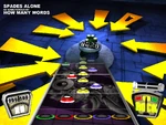 Guitar Zero's gameplay (song: "Spades Alone" by How Many Words)