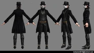 King Diamond's concept art in Guitar Hero: Metallica