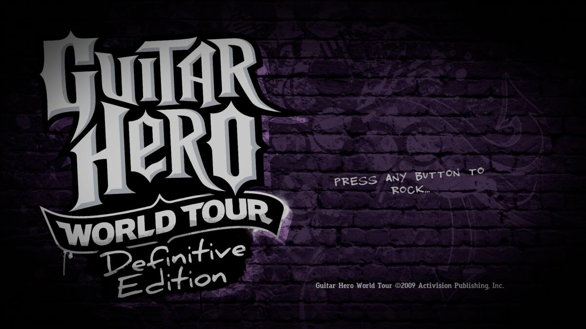 guitar hero world tour definitive edition song list