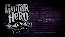 Guitar Hero World Tour: Definitive Edition, WikiHero