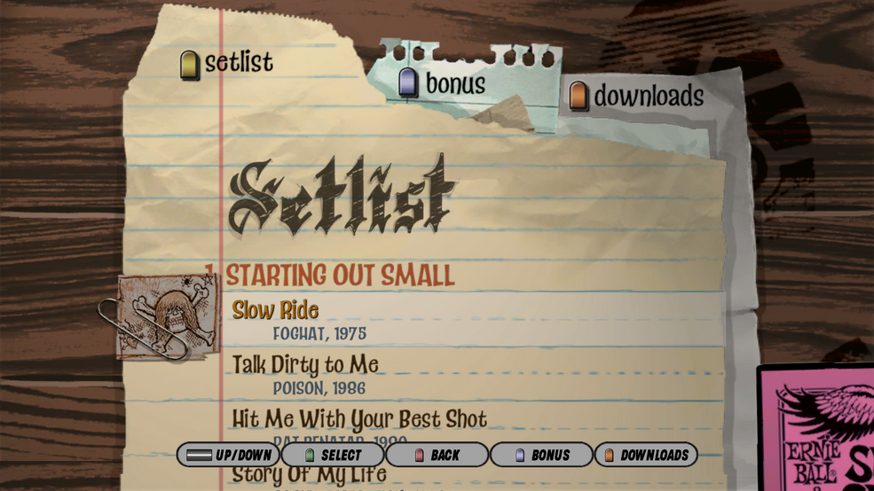 Setlist in Guitar Hero III: Legends of Rock | WikiHero | Fandom
