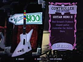 Controller, Guitar Hero II