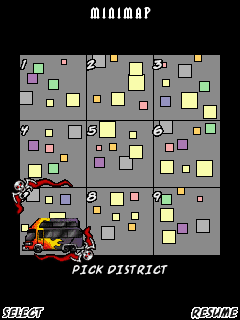 District #7 on the Minimap after unlocking all districts