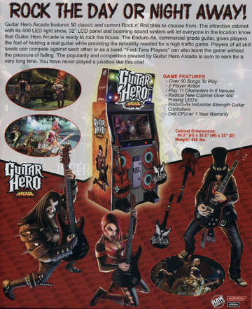 Guitar Hero: Arcade - The Cutting Room Floor