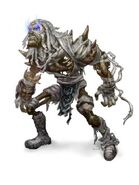 Concept art for Warrior form in Warriors of Rock