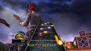 Graphics of HOPO notes in Guitar Hero World Tour (shown here), Guitar Hero: Metallica, Guitar Hero: Smash Hits, and Guitar Hero: Van Halen.