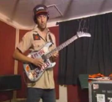 Tom Morrelo (RATM) and Adam Jones (Tool) playing guitar as kids