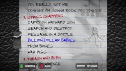 Setlist in Guitar Hero II | WikiHero | Fandom