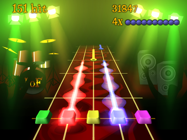 Clone Hero is a Guitar Hero clone built with Unity that has a