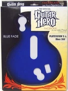 Blue Fade faceplate for PlayStation 3 and Xbox 360 Les Paul Controller