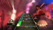 Slider notes in Guitar Hero World Tour while using the slider bar on the Guitar Hero World Tour Wireless Guitar Controller.