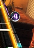 Multiplier's graphic in Guitar Hero 5, Guitar Hero: Warriors of Rock and Band Hero.