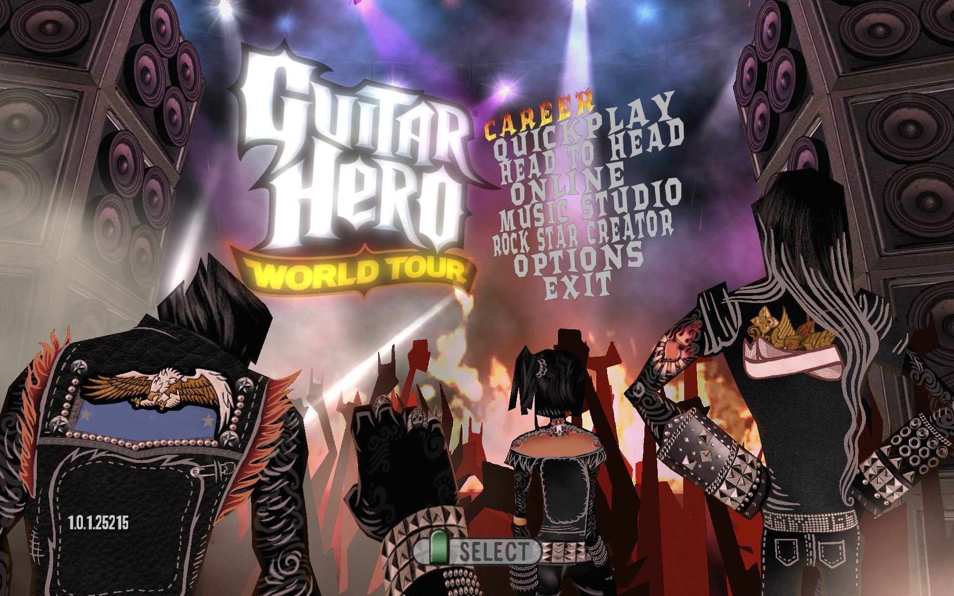 guitar hero world tour pc song list
