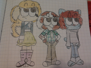 Martha, Cobby and Gumball.