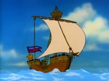 Segelschiff von König Gregor