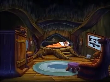 Gruffis Schlafzimmer