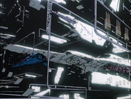 A ship similar to the Fermion/Philmion seen at the Eltreum construction site (top half of image)