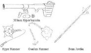 Various Weapons