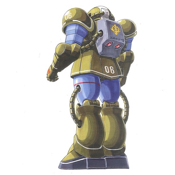 Ms 06a Zaku Ii First Mass Production Type The Gundam Wiki Fandom