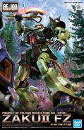 1/100 RE/100 MS-06FZ Zaku II FZ (2019): box art