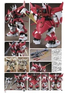 Full scratch-built 1/100 RF Gelgoog (Charles Rochester Custom): modeled by Miyuki Uehara (3)