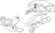 Arm structure and GN Submachine Gun