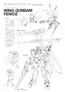 Wing Gundam Fenice Lineart 1