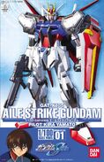 NG 1/100 GAT-X105 Aile Strike Gundam (2002): box art