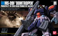 1/144 HGUC MS-09F Dom Tropen (2000): box art