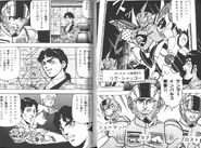 Rig Shokews and Zanscare's "Thunder Impulse" MS Team as seen on Mobile Suit Victory Gundam manga by Toshiya Iwamura (Kodansha Comics; 1993)