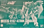 HGAC 1/144 XXXG-01S2 Altron Gundam (P-Bandai exclusive; 2024): box art