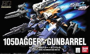 1/144 HG SEED "GAT-01A1+AQM/E-X04 Gunbarrel Dagger" (2004): box art