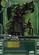 Zaku II Kai as featured in Gundam Card Builder