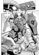 Neo Delaz Fleet's Hizack using a Beam Rifle (Mobile Suit Gundam 0083 Rebellion)