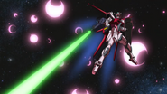 Aile Strike Rouge Gundam Beam Rifle Firing 02 (SEED HD Ep49)