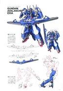 Metal Build GN-001/hs-A01D Gundam Avalanche Exia' (Design details)