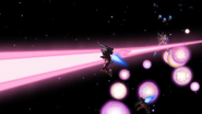 A group of Light Cannons under fire